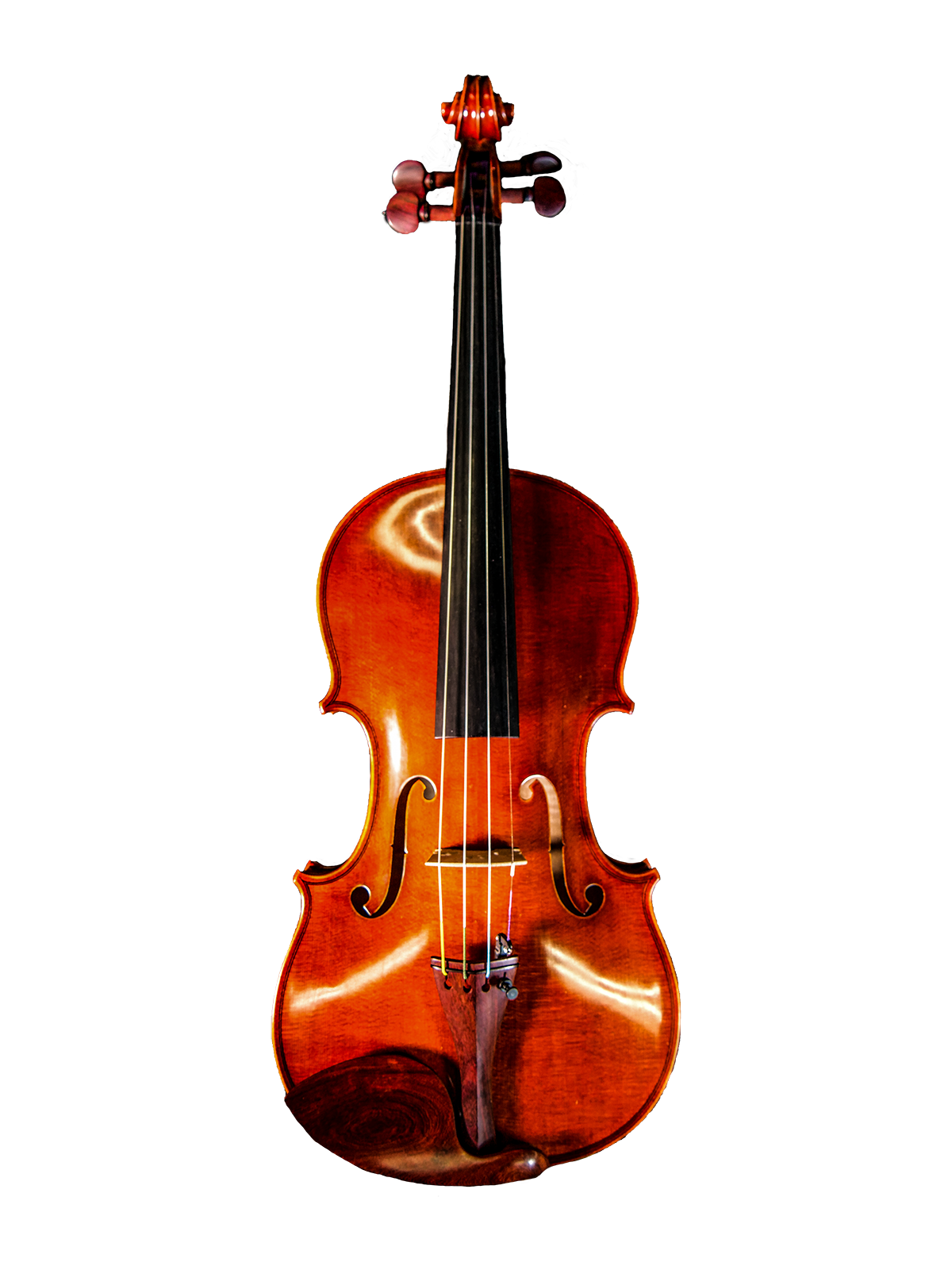 Morpheus-Strings Violin 3 - Red Flame Maple and Rosewood